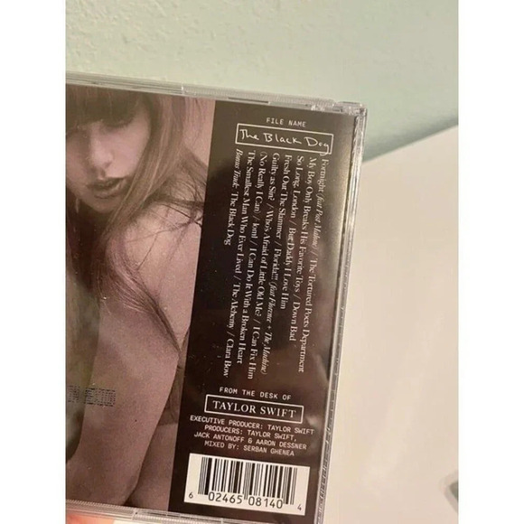 Taylor Swift The Tortured Poets Department CD The Black Dog Rare Sealed New - Picture 5 of 5